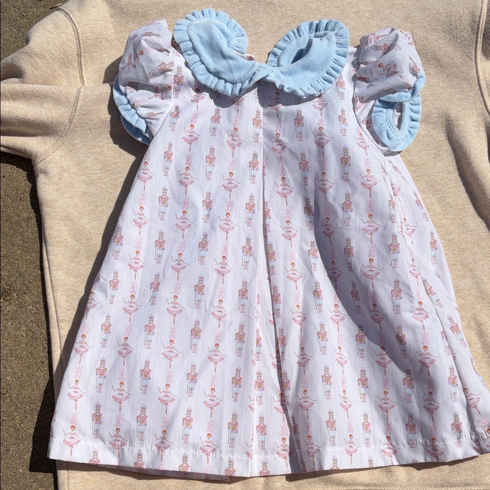 Adorable Blue and Pink Kids Dress